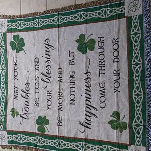 Tapestry ☘️ Shamrock Throw